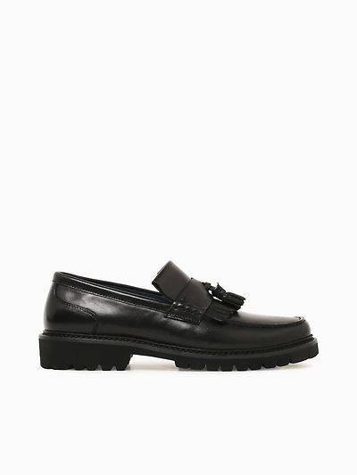 Ivan Black Calf Leather