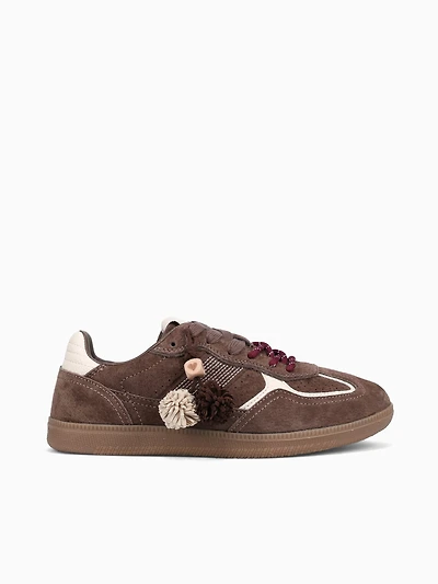 Rut Brown Suede Leather