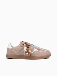 Rut Taupe Suede Leather