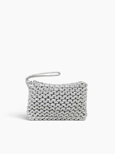 Melanie Clutch Silver