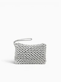 Melanie Clutch Silver