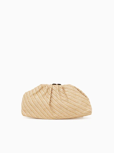 Clover Clutch Beige Multi