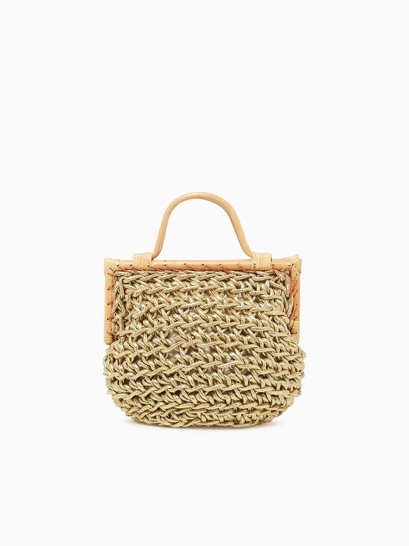 Lasey Top Handle Gold