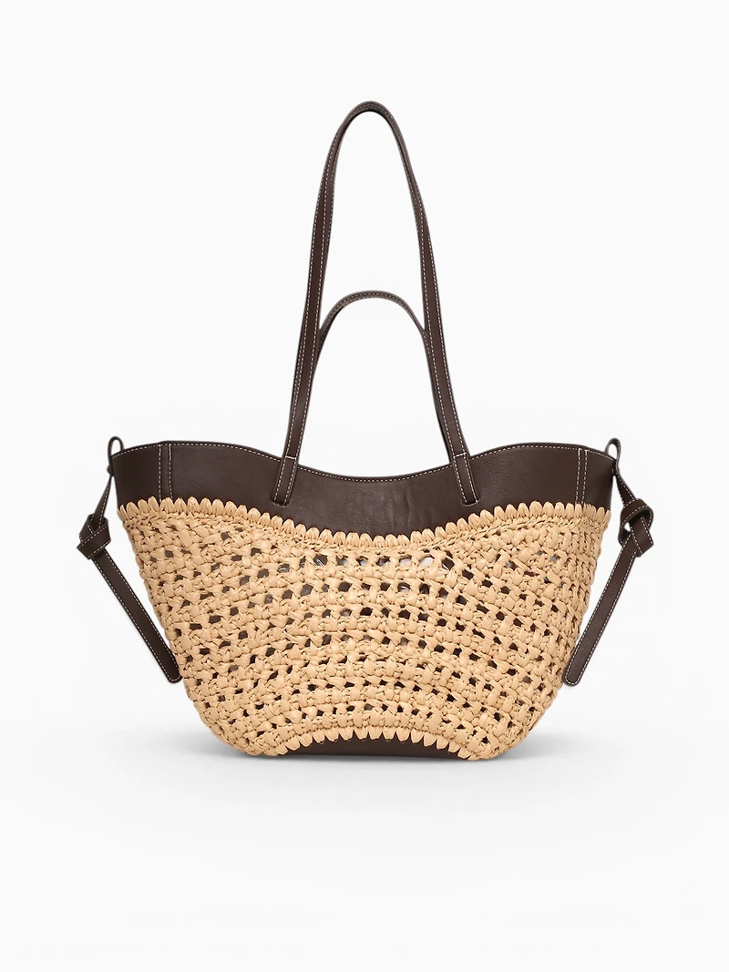 Florence Tote Bag Brown Beige
