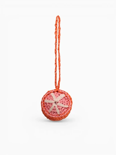 Grapefruit Slice Bag Charm