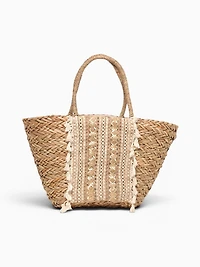 Coral Tote Beige