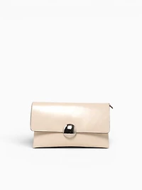 Delia Clutch Off White Pat