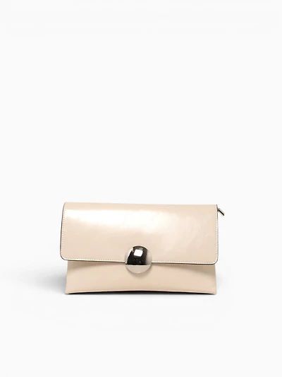 Delia Clutch Off White Pat