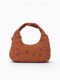 Gilded Shoulder Bag Tan