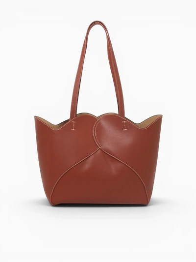 Curved Tote Tan