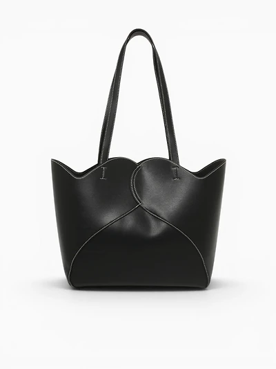 Curved Tote Black