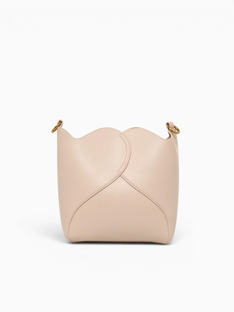 Curved Shoulder Bag Off White