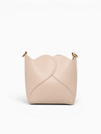 Curved Shoulder Bag Off White