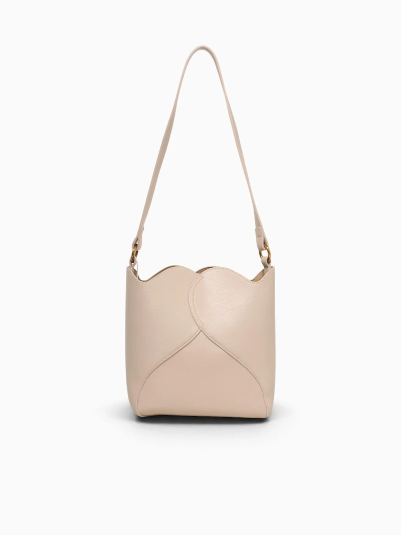 Curved Shoulder Bag Off White