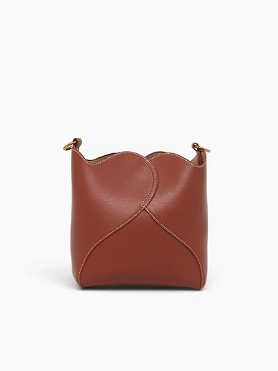 Curved Shoulder Bag Tan