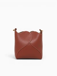 Curved Shoulder Bag Tan