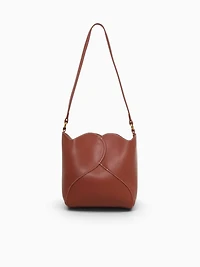 Curved Shoulder Bag Tan