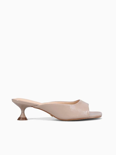 Colette Taupe Glossy Patent