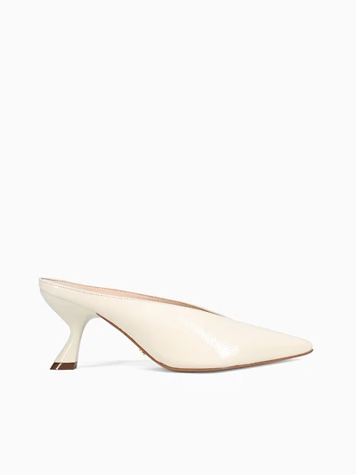 Rosalie White Glossy Patent Leather