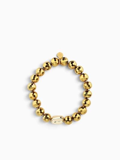 Gold Disco Bracelet