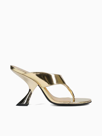 Sugey Gold Claro Spechio Leather