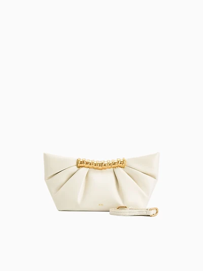 Leia Clutch White