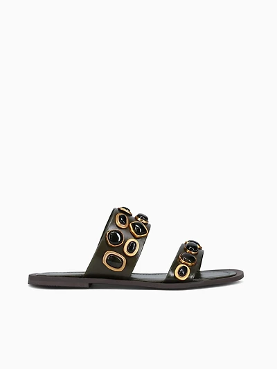 Nerea Oliva Leather