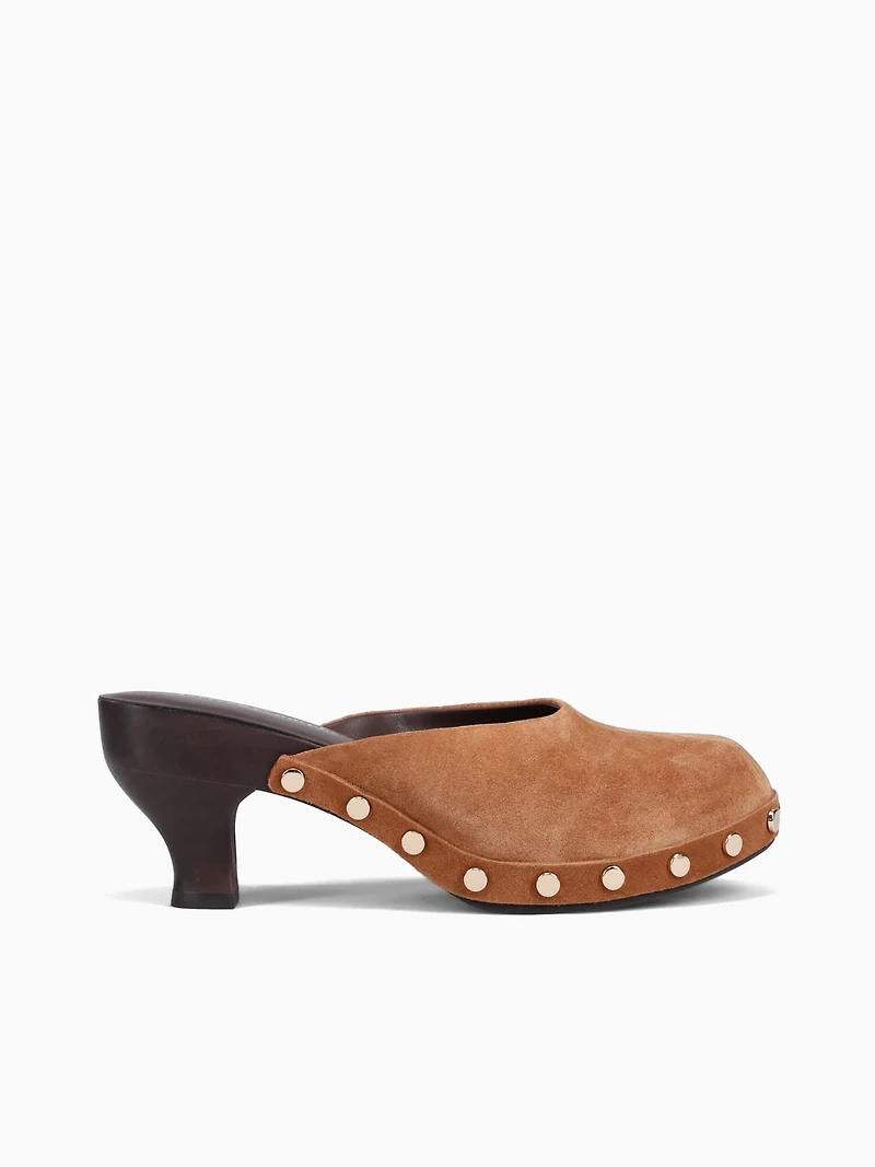 Cloquette2 Tan Cow Suede