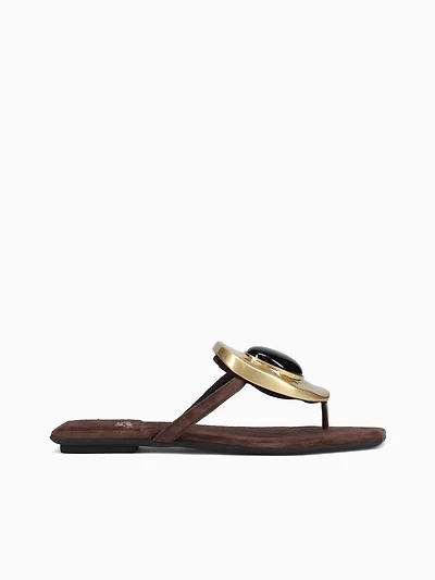 Bazaar Brown Suede Kid