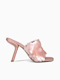 Bailarseq Pink Satin Combo Sequin Fabri