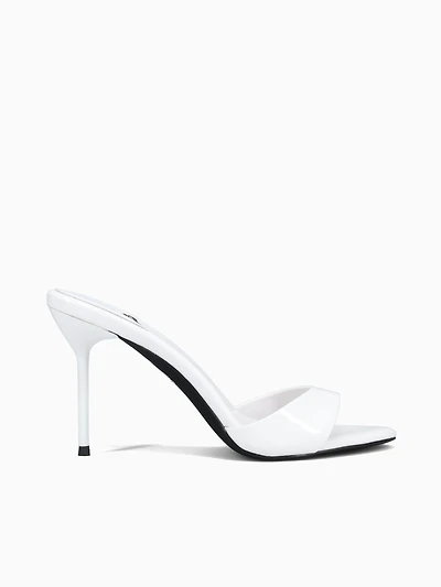 Cesoire White Patent Cow Leather