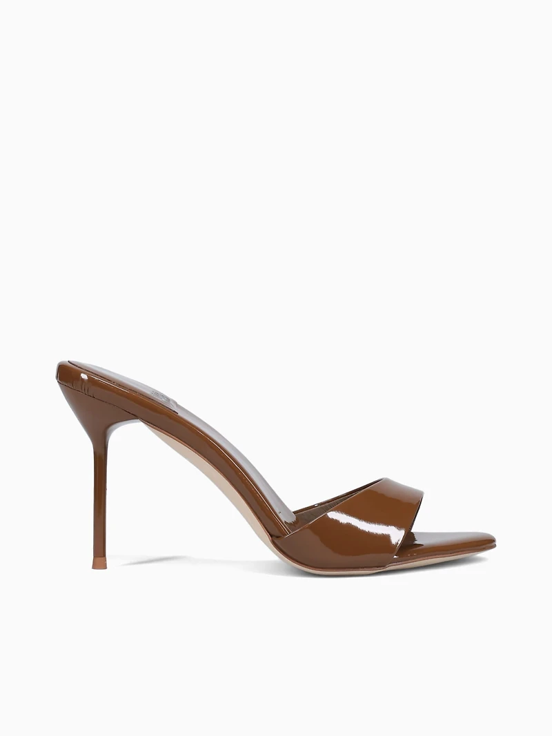 Cesoire Brown Patent Cow Leather