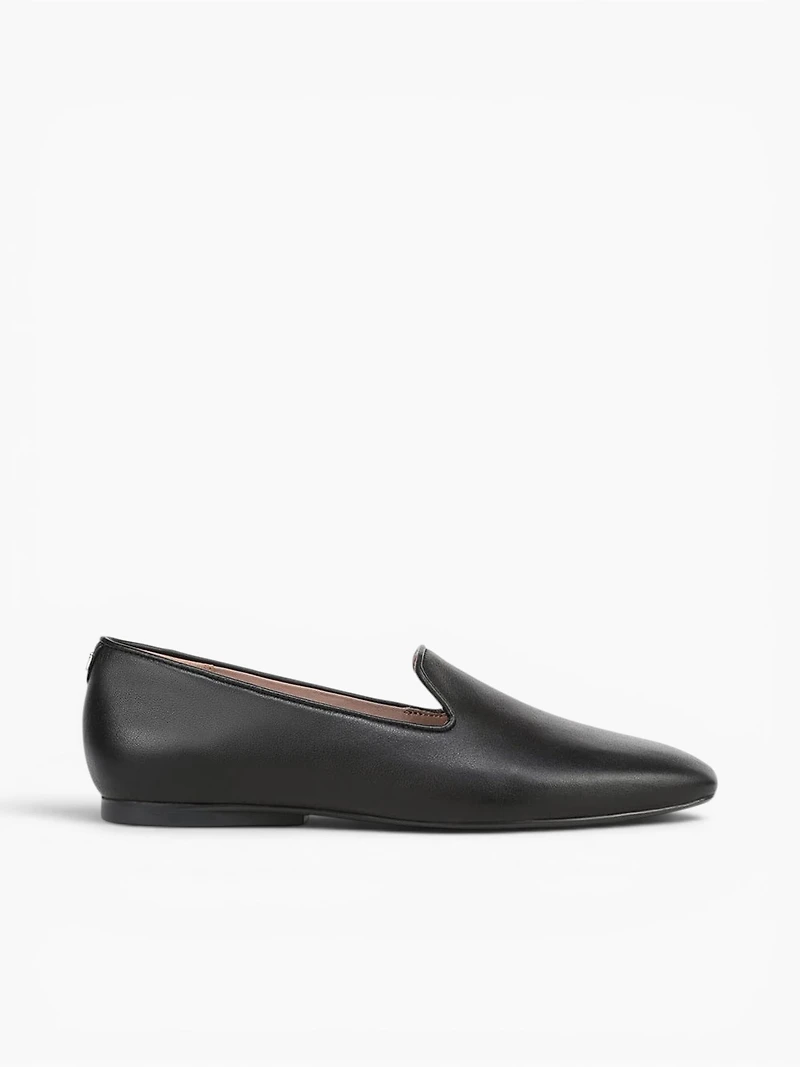 Charm Black Leather