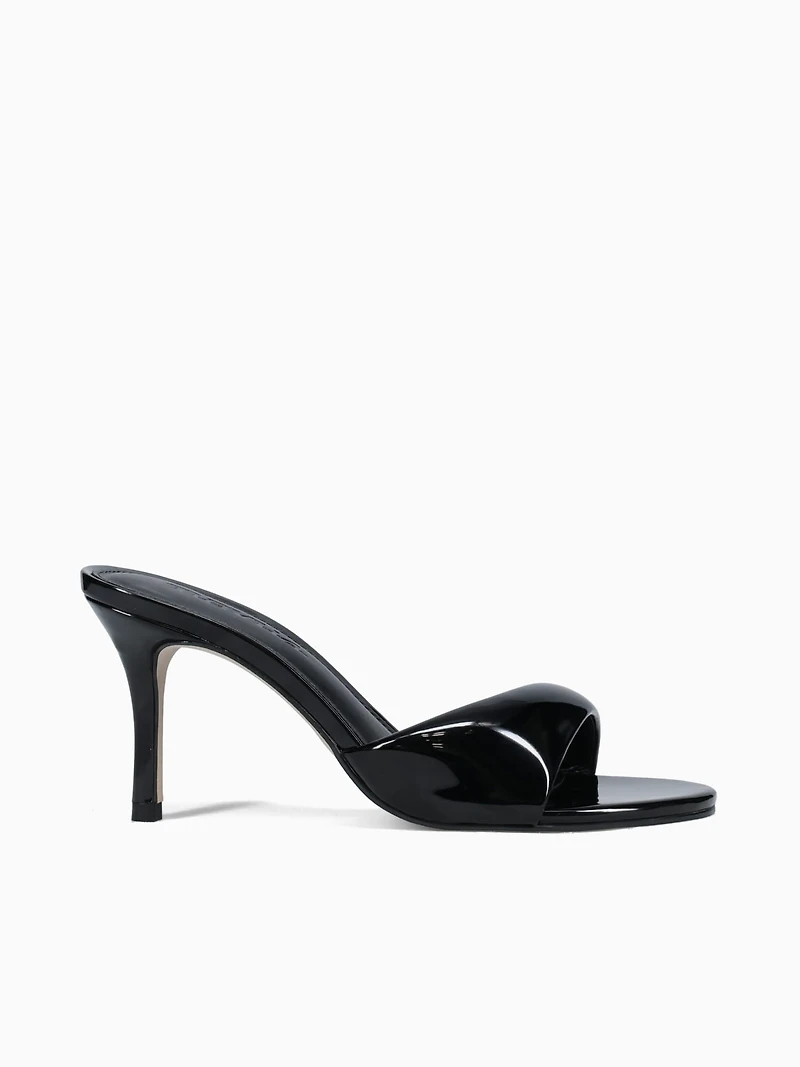 Puffy Black Patent