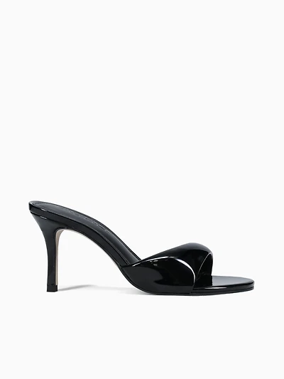 Puffy Black Patent