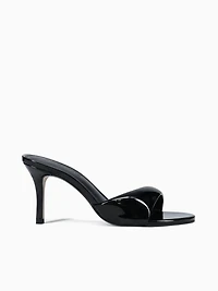 Puffy Black Patent