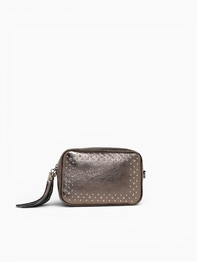 Paris Studs Crossbody Grigio