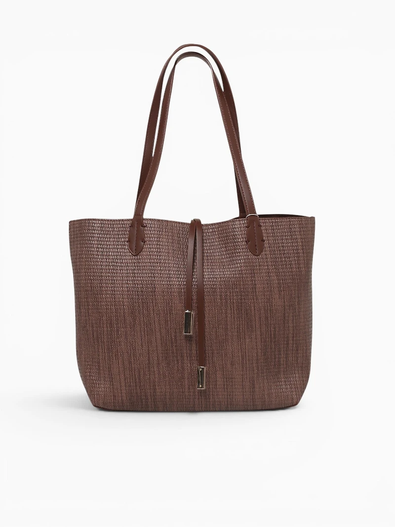 Carryon Tote Brown Brown