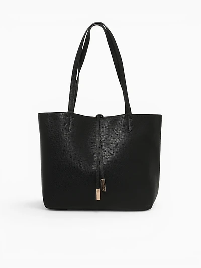 Carryon Tote Black Taupe