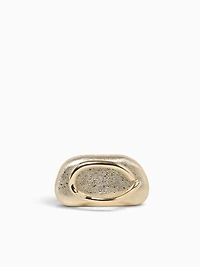 Olivia Box Bag Crinkled Gold