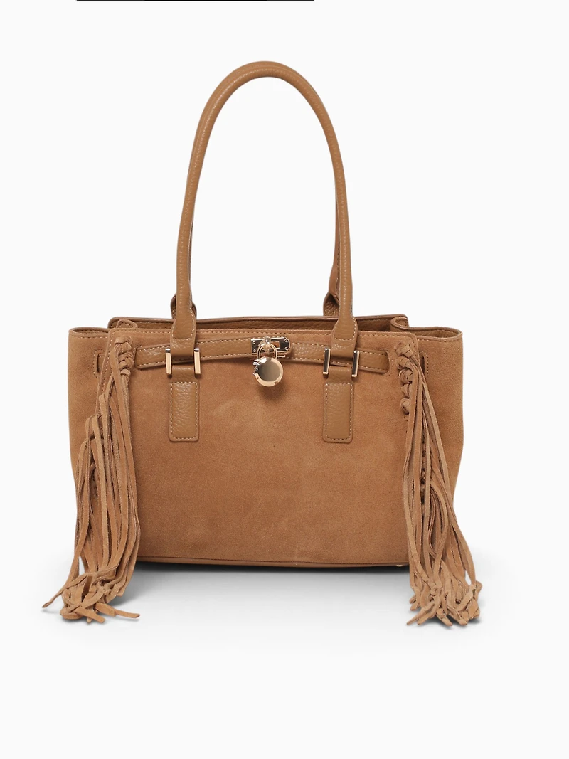 Western Ew Shoulder Bag Beige