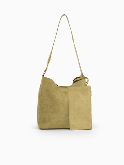 Amber Shoulder Bag Olive Green