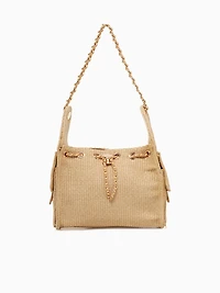 Paisely Shoulder Bag Beige