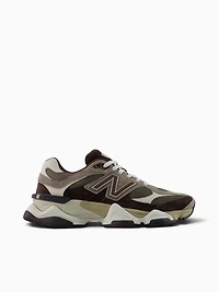 9060 Thunder Brown  Suede Mesh