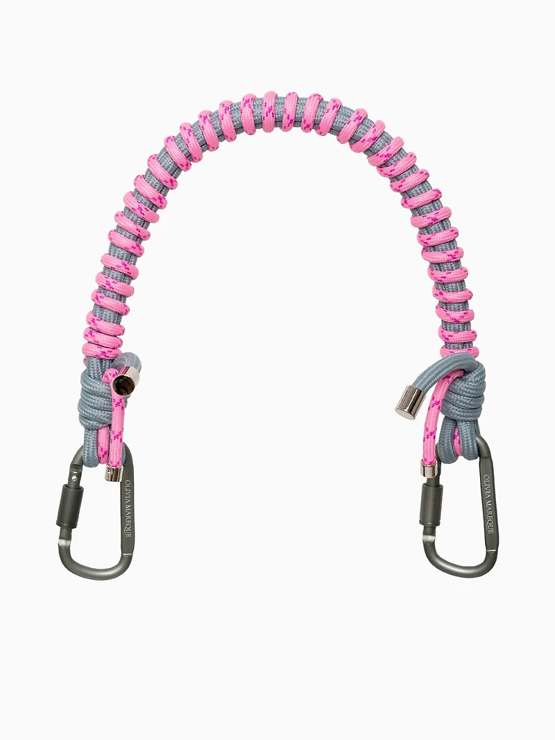 Nylon Chain 60cm Pink Grey