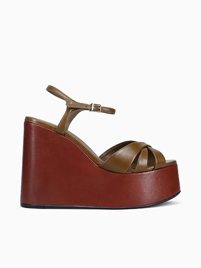 Salome Dried Olive Leather