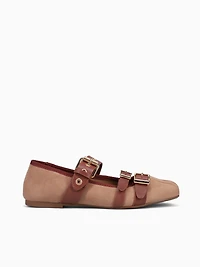 Sevyn Sonoa Warm toffe suede leather