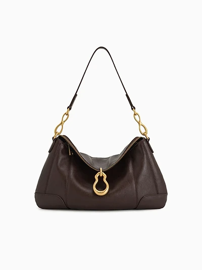 Jayla Shoulder Bag Dark Brown