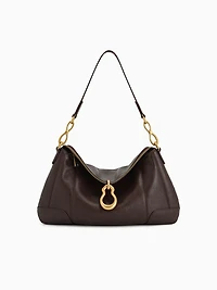 Jayla Shoulder Bag Dark Brown