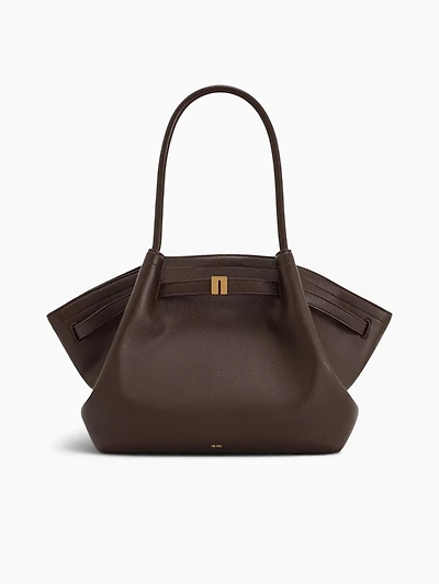 Hana Medium Tote Bag Dark Brown